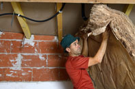 Fron Isaf tapered roof insulation